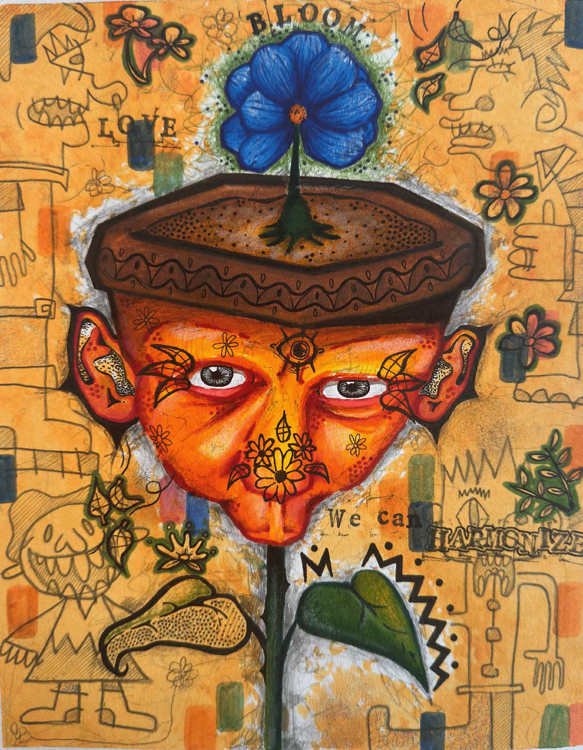 AP Drawing student work featured in the 2025 AP Art and Design Exhibit