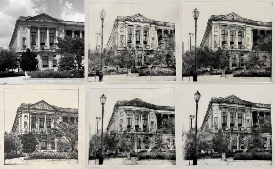 AP 2-D Art and Design student work featured in the 2025 AP Art and Design Exhibit