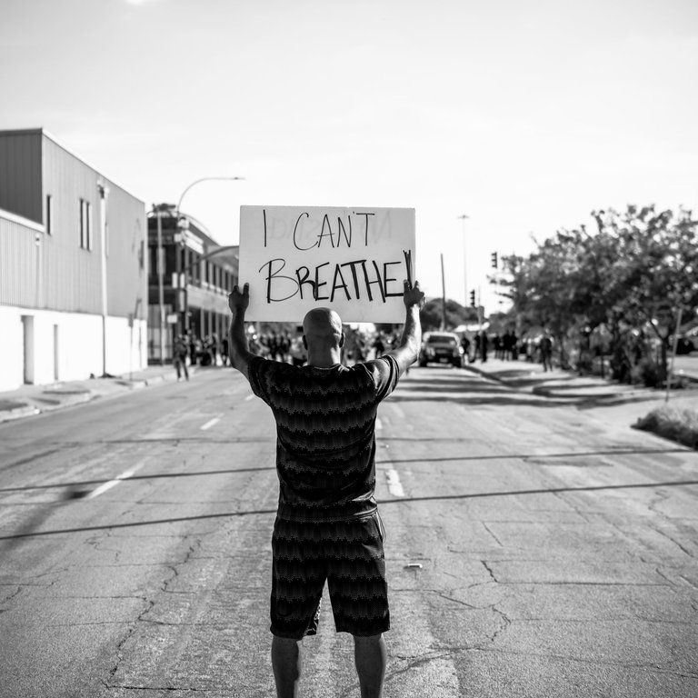 Black Lives Matter Protestor