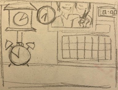 sketchbook planning page